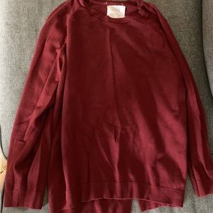 ZARA, size 11-12 and red wine color